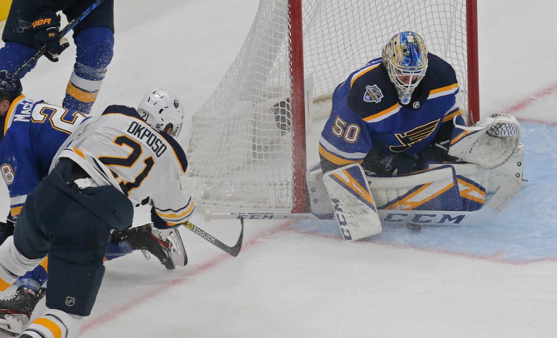 The Blues and the Sabres skate at Enterprise